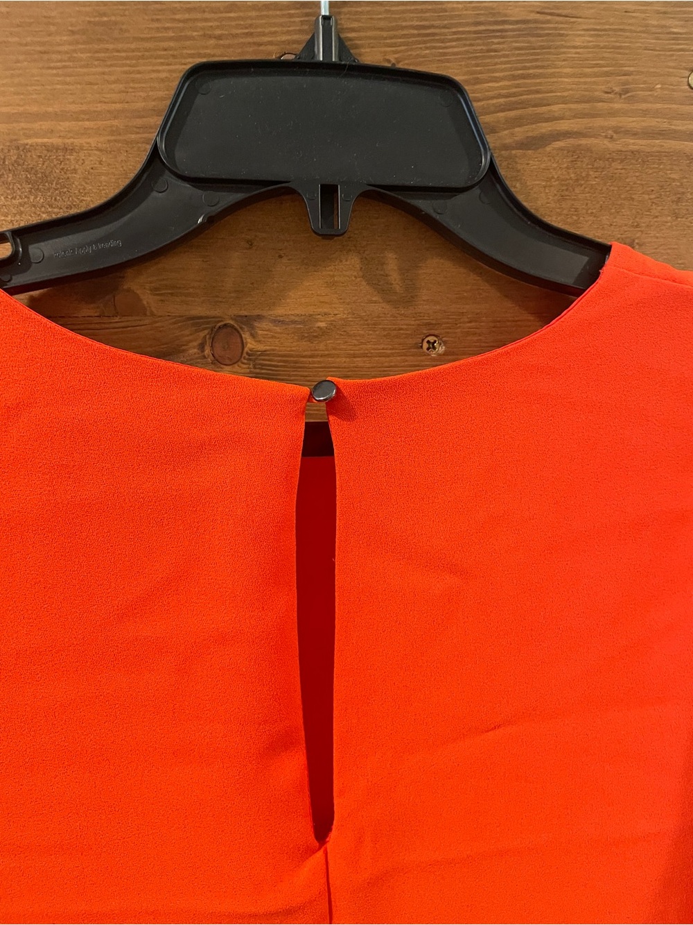 Mossimo Bright Orange Tie-Sleeve Women's Dress - Picture 5 of 8